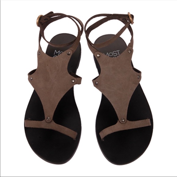 Nerine castor leather sandals - Picture 4 of 4
